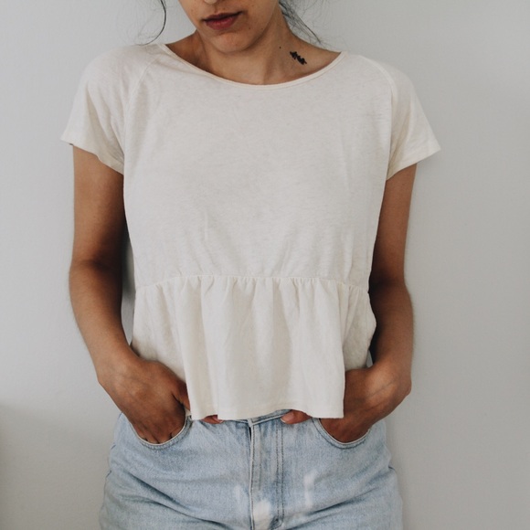 Madewell Tops - Madewell Peplum Tee